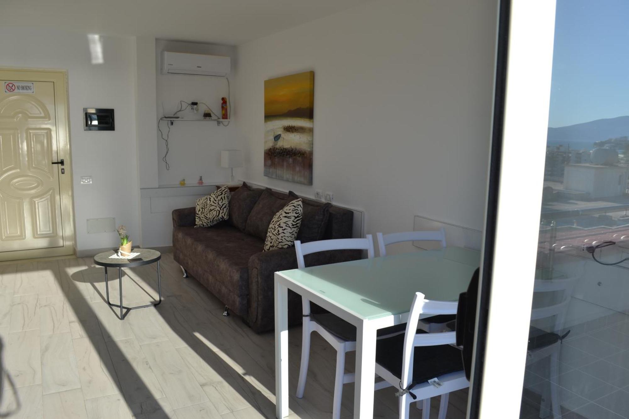 Seaview Penthouse Terrace & Garage Apartment Vlore Exterior photo